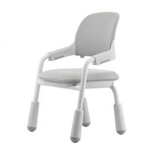 Gentle Prince Junior 4 Leg Growth Adjustment Back Adjustment Detachable Seat Chair 3-Step Adjustment Gray