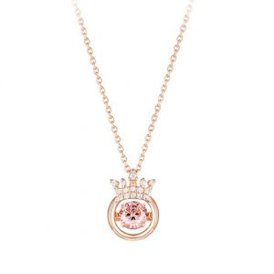 J.ESTINA Trema Mioello Necklace JJT1NQ9AS400SR420 925Silver + Rose gold plating Rhodium Tiara necklace