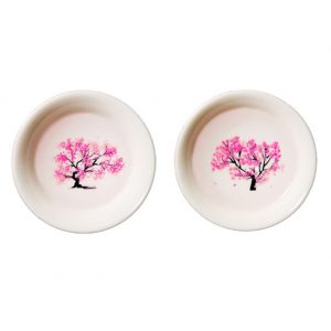 With Molly a sake cup that blooms when you add alcohol 2p