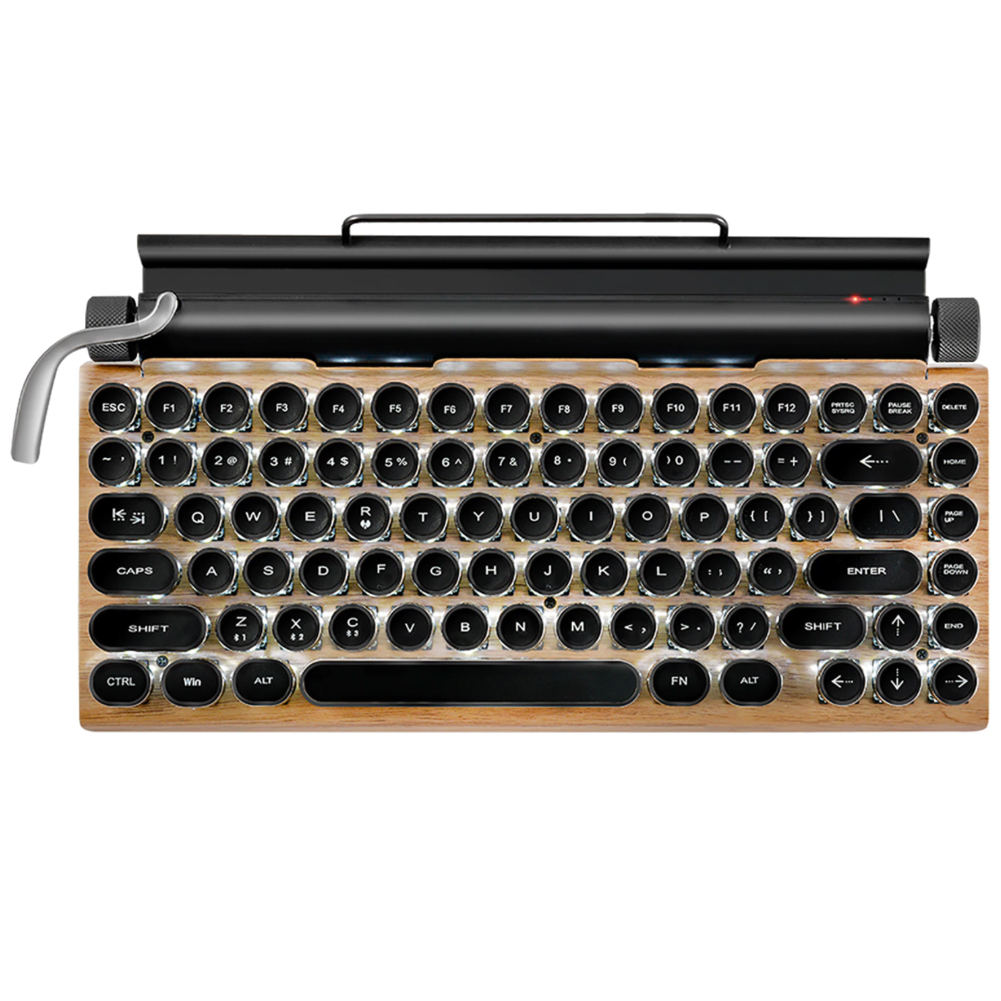 typewriter keyboard with number pad