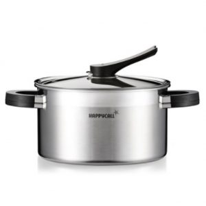 Happycall 3PLY Clad Method stainless steel pot with lid  6L , 9.44×5.31(in)