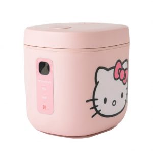 WithMolly Sanrio Hello Kitty Rice mini cooker pink 220VProvide 110 volt transformer  5.9×6.9×7.1(in)