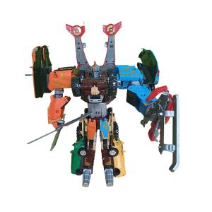 Tobot 7-unit Giga Seven 7 cars  Transformed into one Robot 25.2 x 16.1 x 7.5inch