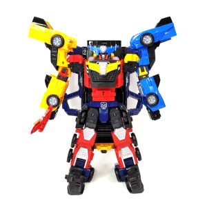 With Molly Hello Carbot Giant Loader 3 cars transform into robots 12(W) x6.9(W) x11.6(D) inch