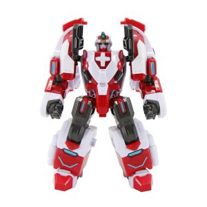 With Molly Mini Force Season 6 MEDIC COP Robot Toyrobot mode and face Mode 7.8x4x10.2in