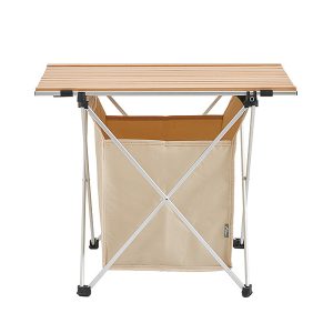 With Molly Portable folding  Aluminum Folding Lightweight  table for Camping Picnic Barbecue Backyard Party, Indoor & Outdoor 22.6(W) x 15(D) x 17.8(H) inches
