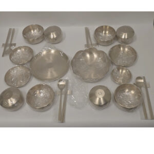[Special Offer] ✨ Premium Korean Traditional Metal Dinnerware Set- Sold out