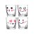 Funny Expression image Soju Glass 4p Set