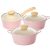 Neoflam Pink IH Induction Pot with Lid Cookware Set of 3P