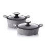 Neoflam Xtrima Black induction Cookware Pot Set of 2P(2.35L +  2.73L)