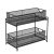 With Molly Mash sliding storage box 2 Tier Sliding Basket Organizer Drawer as kitchen/bathroom/office black 7.4×13.7×12.7inch