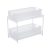 With Molly Mash sliding storage box 2 Tier Sliding Basket Organizer Drawer as kitchen/bathroom/office white 7.4×13.7×12.7inch