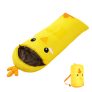 Yellow chick Shape Kids Sleeping bag with storage bag 12.6″ x7.9″