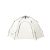 Carnic Hexagonal Dome One Touch Tent with Instant Setup in 5 Seconds for 5 People 102.4×102.4×59.1(inch) ivory