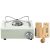 With Molly Kovea Winni cube Gas Stove wood with storage emotional camping – Stove + Wood Accessories + Compact Plastic Inbox Set Cream