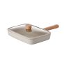 Neoflam Fika IH Induction Nonestick  Square Brunch Pan 29cm(11.4inch) with Glass Lid