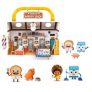 Barbershop Bread Miniature Making Set-Bread Barber Shop House + 3 Characters + Accessories + 4 Characters of figures