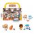 Barbershop Bread Miniature Making Set-Bread Barber Shop House + 3 Characters + Accessories + 4 Characters of figures