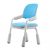 Gentle Prince Junior 4 Leg Growth Adjustment Back Adjustment Detachable Seat Chair 3-Step Adjustment  Blue