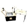 With Molly WDY Handmade camping sink washbasin sink bowl box  with side table black