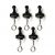 Nomad Camping Outdoor Tent Accessories Multi-purpose Magnetic Hanger 5P Pack Stainless steel Powerful Magnetic 3.5KG Bi-directional use