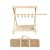 With Molly Camping portable Wood  Shelf and  hanger with storage bag 27(W)x8(D)x31(H)inch