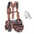 DY BL-SET Light WT Multi tool holders Suspender  + a Drill Holster + a Multi Tools Holster + a Wide Width Belt + Mini Hammer Rack + Nail pocket +  Cell phone pocket +Work gloves