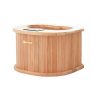 Everjoy dry sitz bath foot bath  Natural Wood 220V 16.1×14.5×10.6(in)