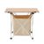 With Molly Portable folding  Aluminum Folding Lightweight  table for Camping Picnic Barbecue Backyard Party, Indoor & Outdoor 22.6(W) x 15(D) x 17.8(H) inches