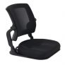 Floor Chair Seating hips cushion Meditation Chair with Adjustable Back Support Foldable Floor Seat Folding Padded Legless Chair for Adults Kids Video Gaming Reading in Living Room/Classroom Black