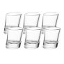 Gentle Prince Tower of Pisa Shape 1.5 oz Shot Glass with Heavy Base, Clear Glass, Set of 6