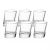 Gentle Prince Tower of Pisa Shape 1.5 oz Shot Glass with Heavy Base, Clear Glass, Set of 6