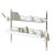 WithMolly HANSSEM Wide Column Style Sink Rack Two Tier 800 Shelf Liner Dish Holder 36.22×29.52×9.84 (in)