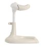 With Molly hug bear Baby Easy Bath Bath Shower Helper Handles for Tube Adjust Length Stand Cream 14(W)x20(D)x19.3~22.8(H)inch 4.9lbs