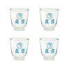 Dukkeobi Korea Soju Glass 4p Set  0.7oz 2inch