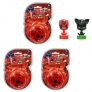 Miraculous Ladybug Auto  Return 3pcs Yo-Yo+ candy 8g with Random Ladybug Character Seal 1pc