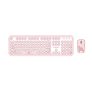 Digital Ventus My Melody Retro Keyboard + Mouse Set, Keyboard Korean/English (Pink)