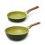 With Molly  Four Seasons  Induction Pan Set of 2PCS Pan(20cm/8in), Wok(26cm/10in) Olive Green