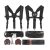 Multi tool holders Suspender + a hammer hanger + a Welding rod pouch + a Wide 2-step belt Black