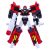 Metal Card Bot Phoenix Fire Two Transformation Robot Vehicle Mode 7.8(W) x 4(D) x 8.3(H) inch