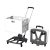 Q-fold Folding Hand Truck with Folding Box Set 4 Wheels Shopping Cart Carrier Hand Shopping  for Luggage, Travel, Moving, Shopping, Office Use