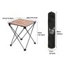 With Molly MD-6364T Outdoor Compact Folding Table Can be easily folded and unfolded. Including exclusive bag 15.7×14.5×18.1inch