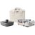 With Molly Cocoa Portable Mini 8oz BTU Portable Gas Stove with casserole pot Exclusive bag 10.6(W)x8.9(D)x7.5(H)inches