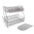 With Molly 2brio All Stainless Steel Dish Dry Rack Drying Drainer Kitchen Holder Organizer 2 Tier  16.9 x 12.2 17(W)x11.9(D)x17(H)inch