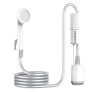 With Molly Onhour portable wireless camping shower, white, convenient to use white 10(W)x4(H)x7.6(D) inches