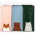 Withmolly animal shape separate Recycling Waste Bin Bags for Kitchen Home Recycle Garbage Trash Sorting Bins Organizer Waterproof Baskets Compartment Container (Set of 3 Color Pack)