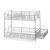 With Molly S2D compact dish drying rack 2Tier Kitchen Holder Organizer Stainless Steel 304 17.3(W)x10.2(D)x14.7(H)inch