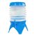 With Molly Accordion Jug collapsible Water Container, Drinking Water Carrier Jug with Spigot Food Grade PET Camping Hiking Backpacking Outdoor Flat Convenient Storage (9.5 Liter)