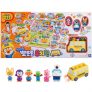 Wonder Kid Exciting Pororo Kindergarten Dollhouse- Pororo ,Luffy ,Patty, Addie, Forby, Kindergarten Bus