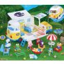 Wonder Kid Pororo Camping Car Playset – Pororo and Friends 6 types of figures included 14.2″ x 6.7″ x 8.3″